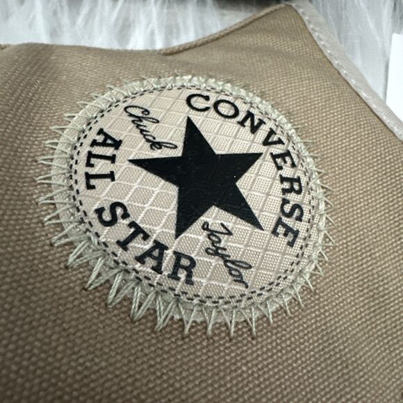 Converse Chuck Taylor All Star Sneakers Sizes M 9 / W 11 -Khaki A02792C NEW - Picture 2 of 11